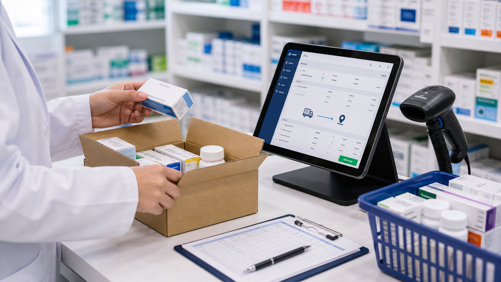 Traspasos de productos entre sucursales de farmacia