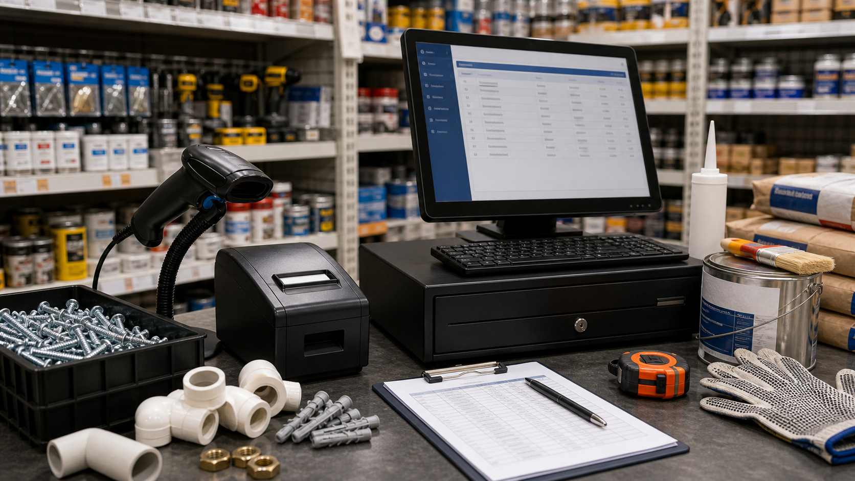 Control de almacén e inventario en ferretería