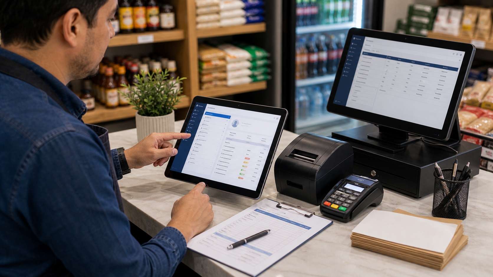 Clientes, crédito y documentos conectados al punto de venta