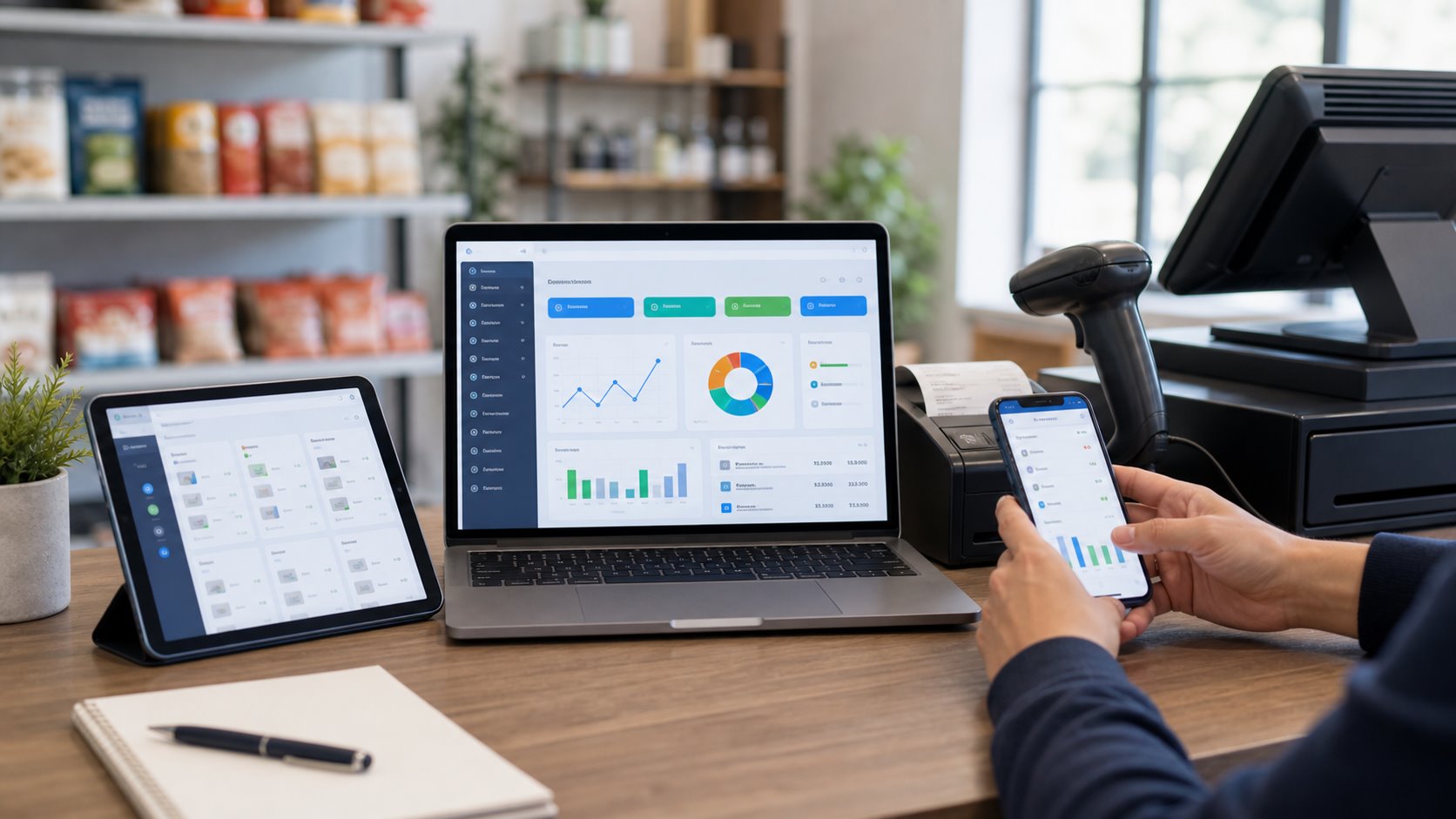 Reportes, aplicaciones móviles y servicios conectados al punto de venta Icarus Tools